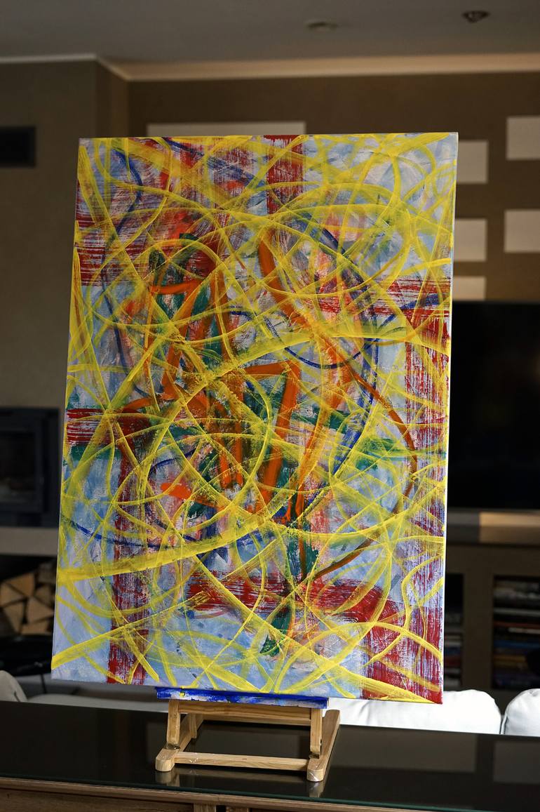 Original Abstract Painting by Eryk Giermak