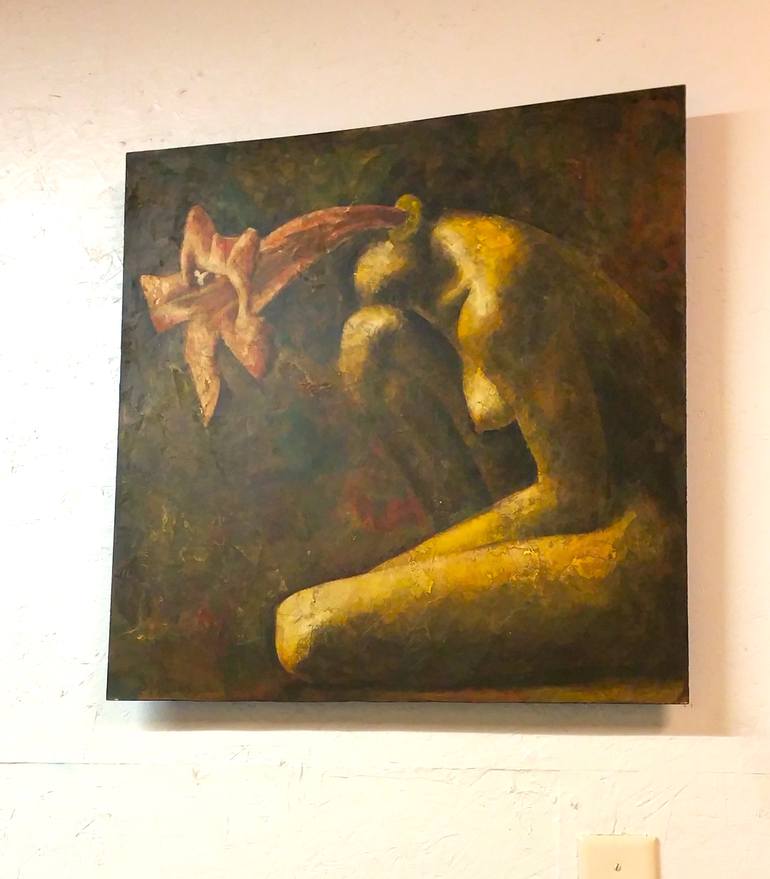 Original Figurative Nude Painting by Pat Millius