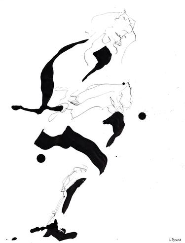 Original Abstract Body Drawings by Katerina Lime Blossom