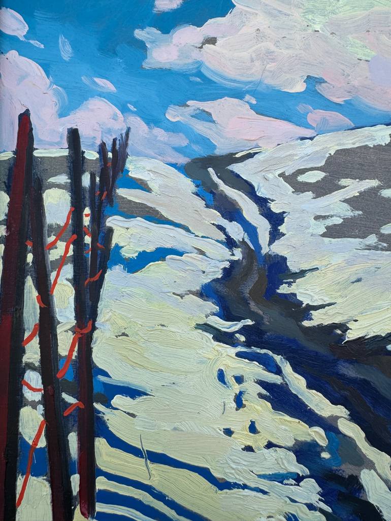 Original Fauvism Landscape Painting by Oleksandr Pavlenko