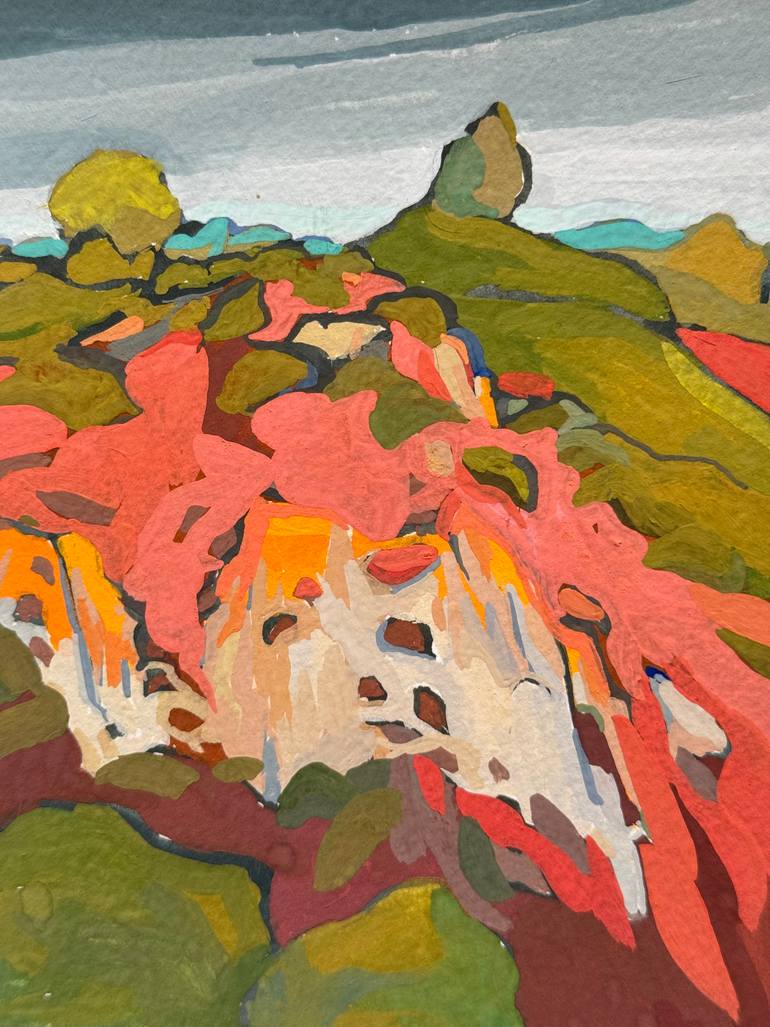 Original Fauvism Landscape Painting by Oleksandr Pavlenko