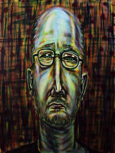 Original Expressionism Portrait Paintings by Jeremy Lampkin