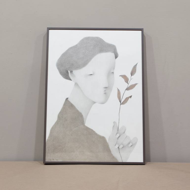 Original Contemporary People Drawing by Lian Jhu