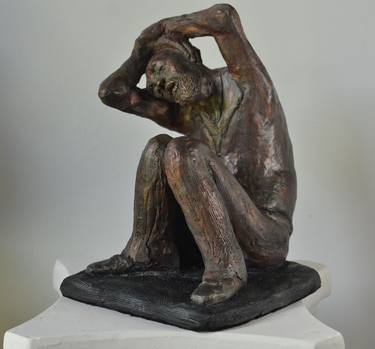 Original Expressionism People Sculpture by Marjae Gilbert