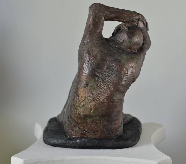 Original Expressionism People Sculpture by Marjae Gilbert