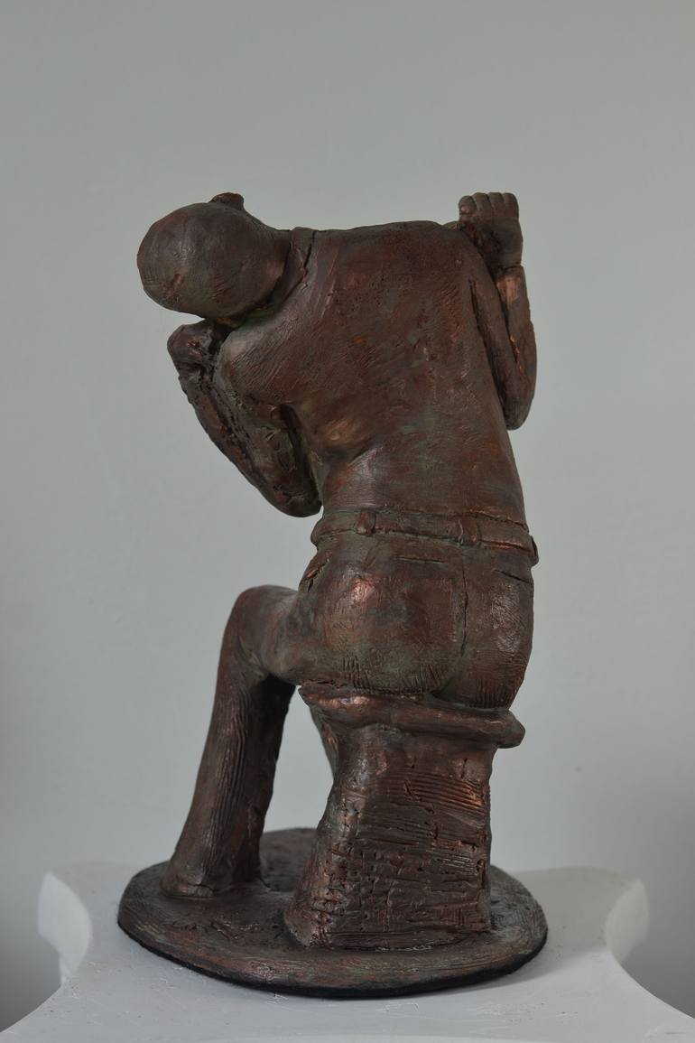 Original Expressionism People Sculpture by Marjae Gilbert