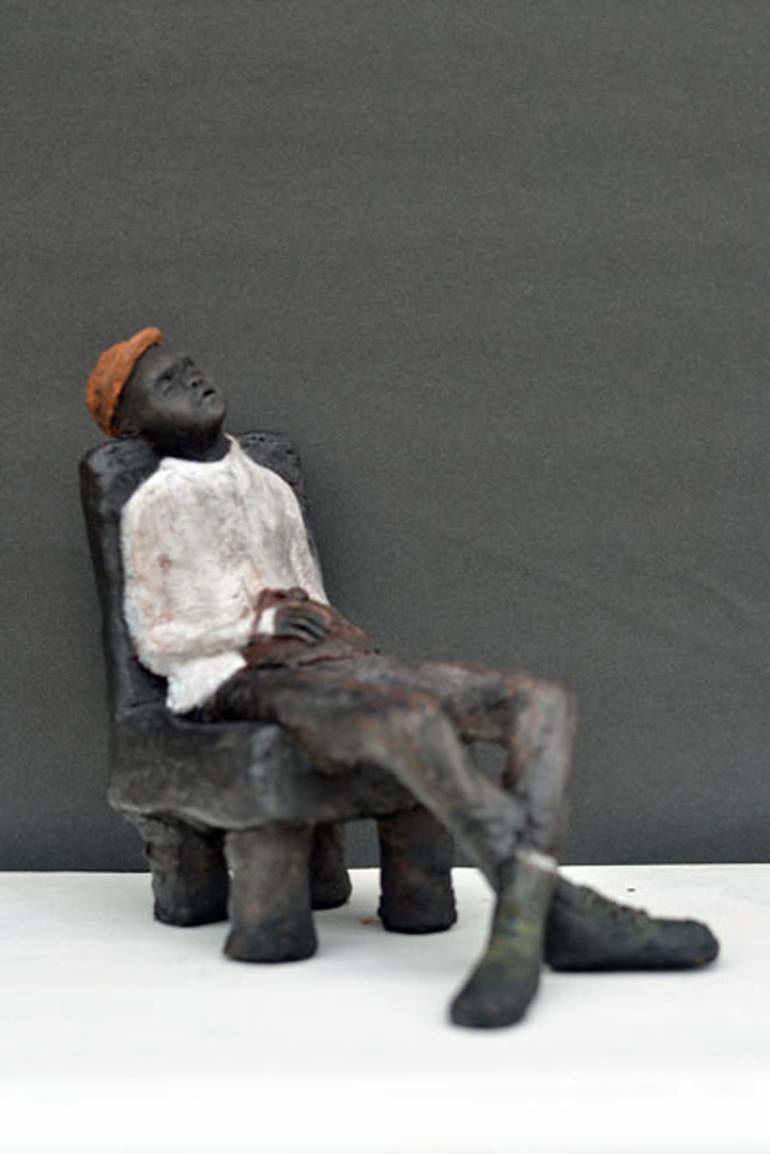 Original People Sculpture by Marjae Gilbert