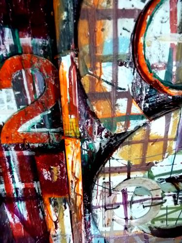 Original Street Art Abstract Painting by Joao Trindade
