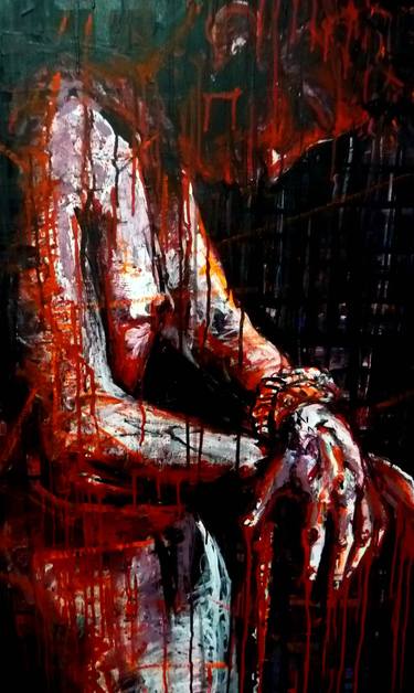 Original Fine Art Abstract Painting by Joao Trindade