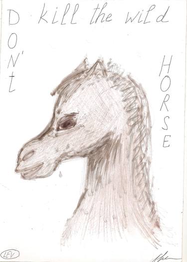 Print of Horse Drawings by ELena Velichko