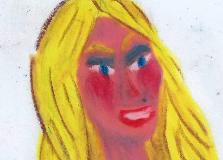 Original Figurative People Drawing by David Stora