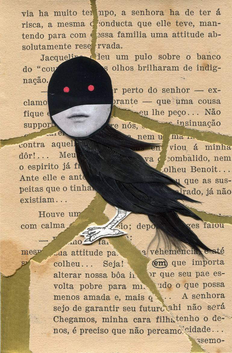 Original Dada Women Collage by Elena Morales García