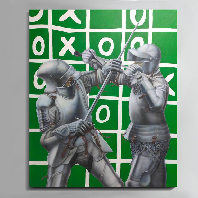 Original Realism People Painting by Zahar Kondratyuk