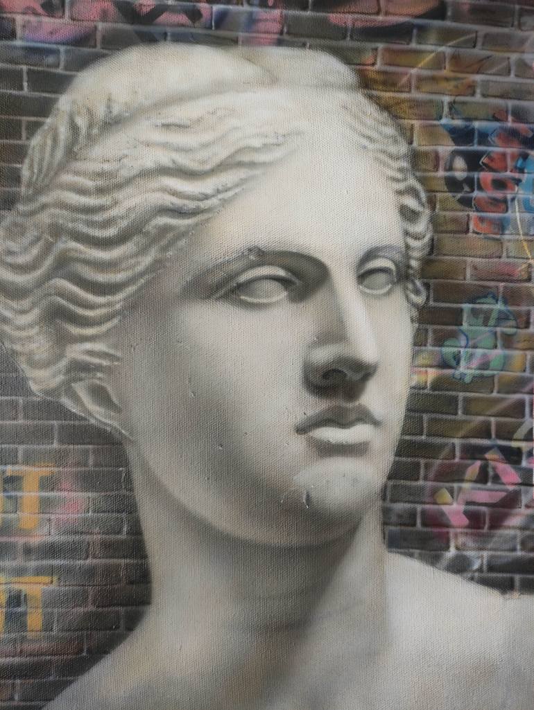 Original Photorealism Classical Mythology Painting by Zahar Kondratyuk