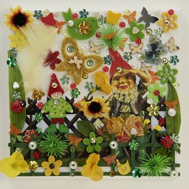 Print of Garden Collage by Lysander A Teuscher