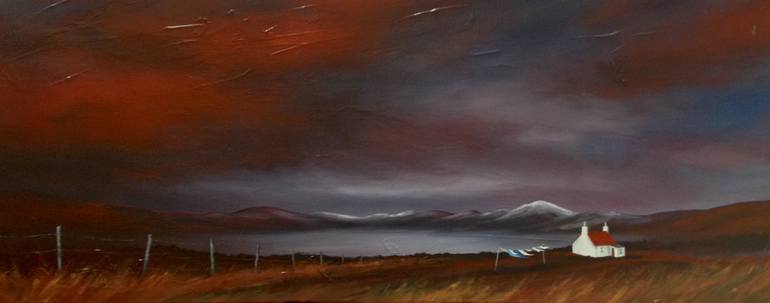 Original Modernism Landscape Painting by Jane Mcdonough