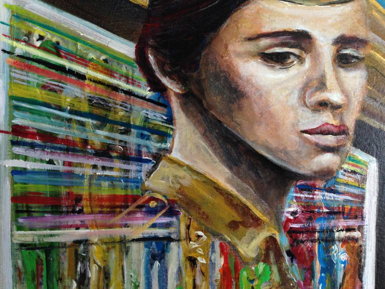 Original Surrealism Pop Culture/Celebrity Painting by Otmar Kern