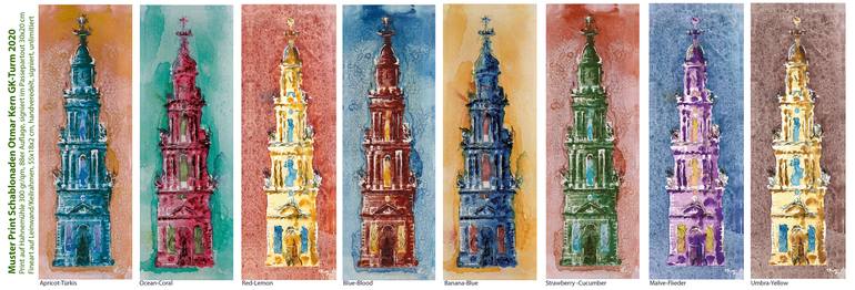 Original Architecture Printmaking by Otmar Kern