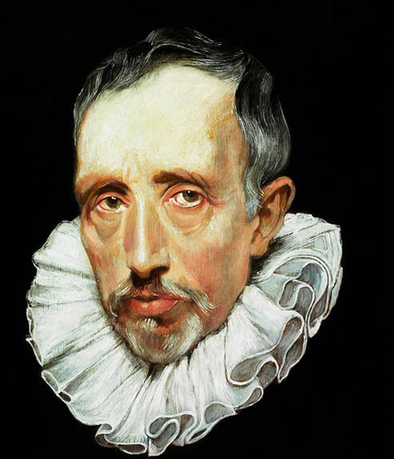 'Portrait of Cornelius Van der Geest' Painted by David Gainford after