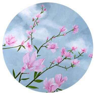 Print of Fine Art Floral Paintings by Andrea Robinson