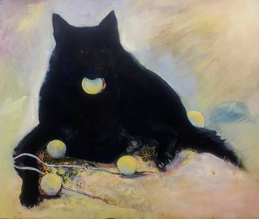 Original Contemporary Animal Painting by Monika Teal