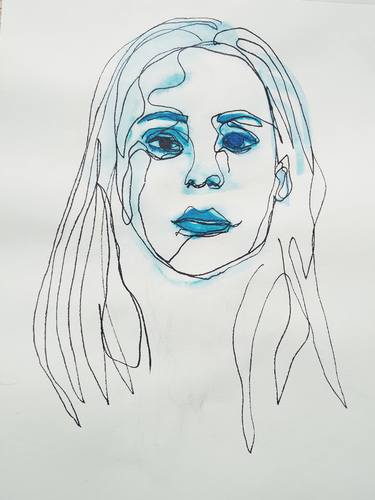 Print of Portrait Drawings by Bam Boo