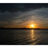 Sunset Over the Lake by Dan Cristian Lavric