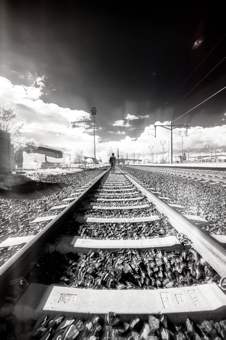 Original Other Photography by Dan Cristian Lavric | Conceptual Art on Paper | The Distant Traveler