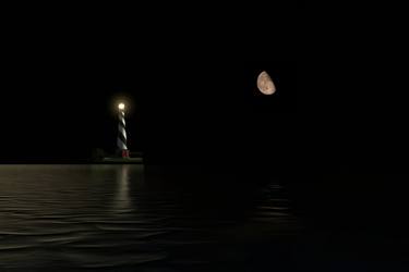 Moon Over The Sea thumb