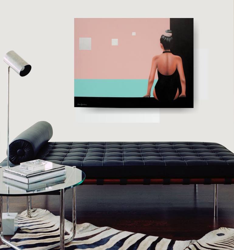 Original Conceptual Women Painting by Vicki Desjardins