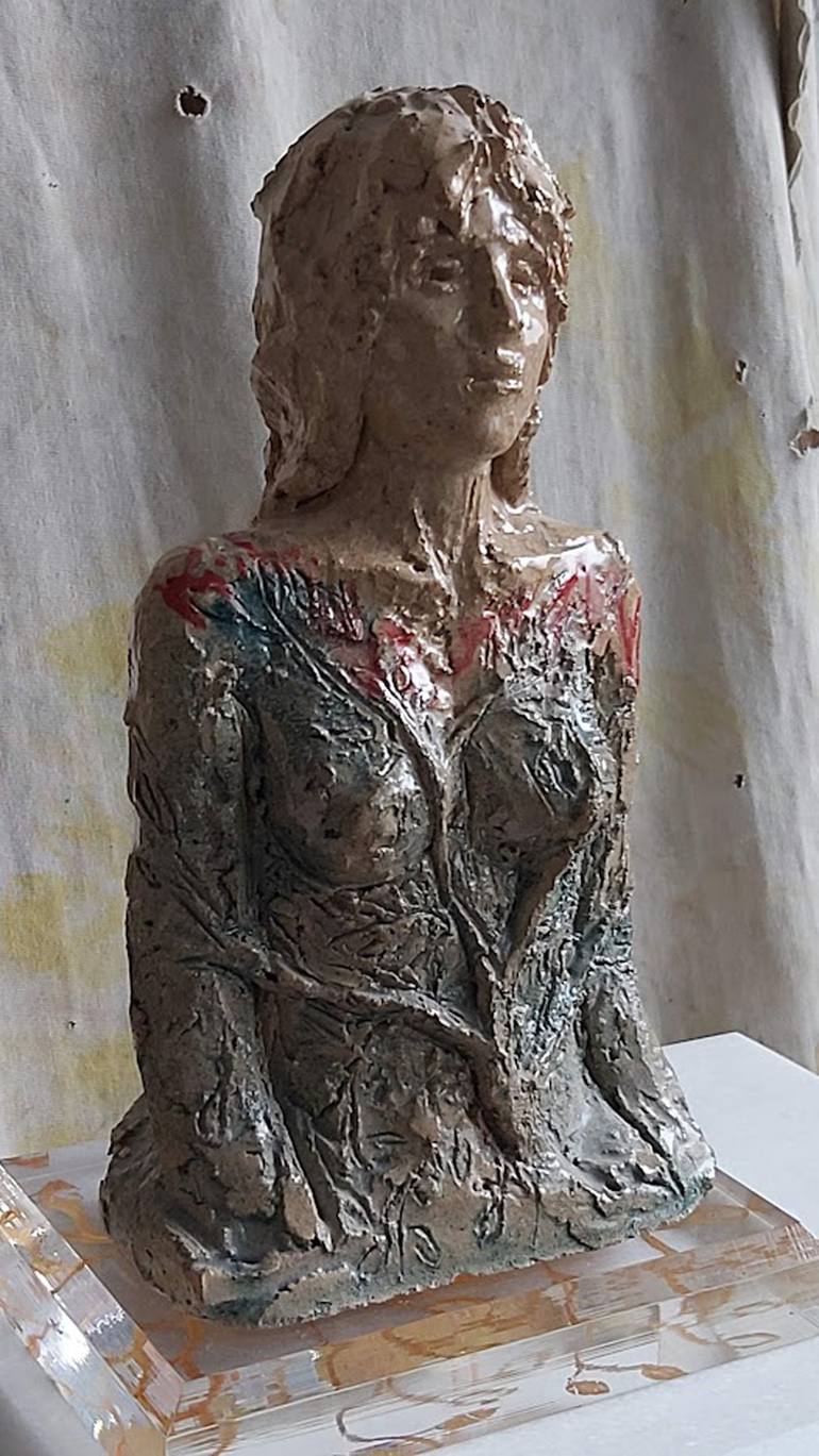 Original Figurative Women Sculpture by Christakis Christou