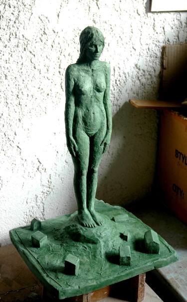 Original Conceptual World Culture Sculpture by Christakis Christou