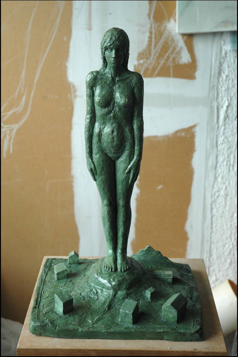 Original Conceptual World Culture Sculpture by Christakis Christou