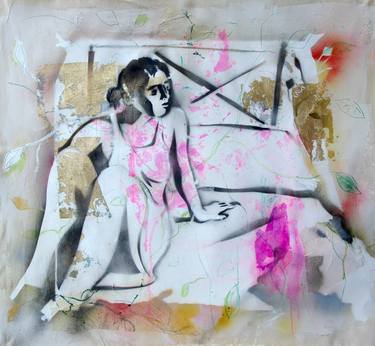 Print of Impressionism Women Collage by Christakis Christou