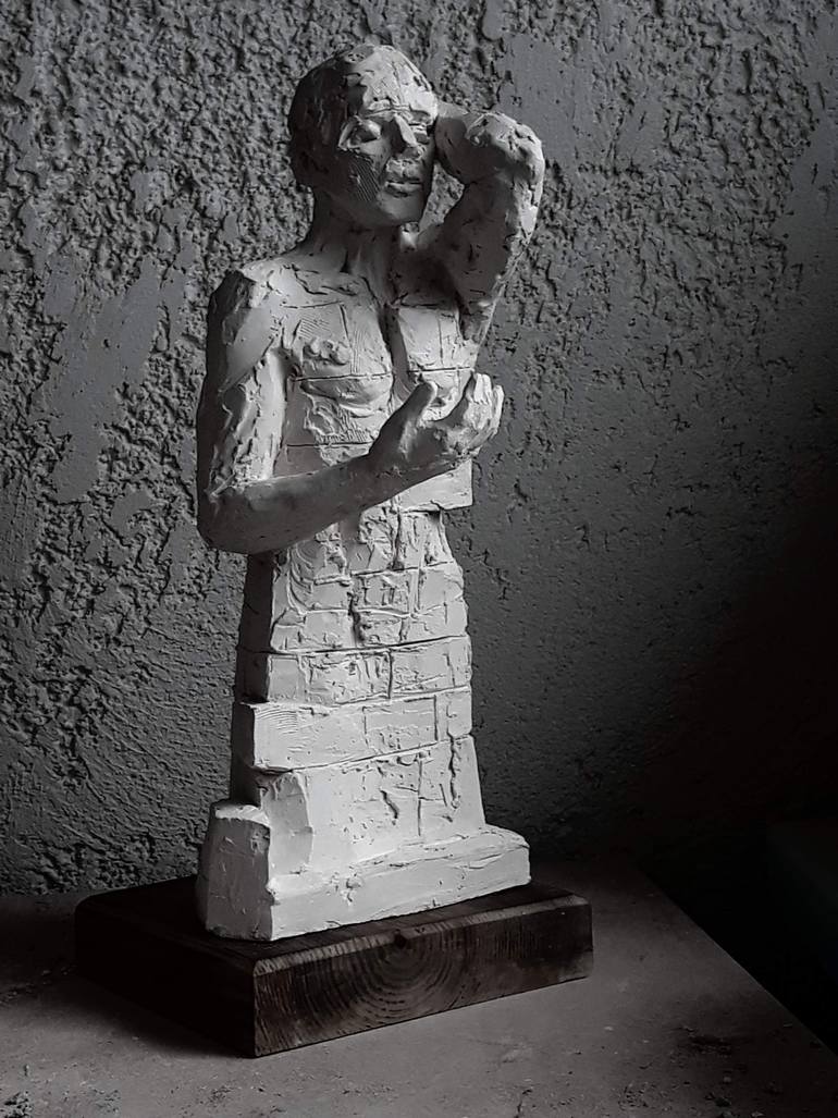 Original Conceptual Fantasy Sculpture by Christakis Christou