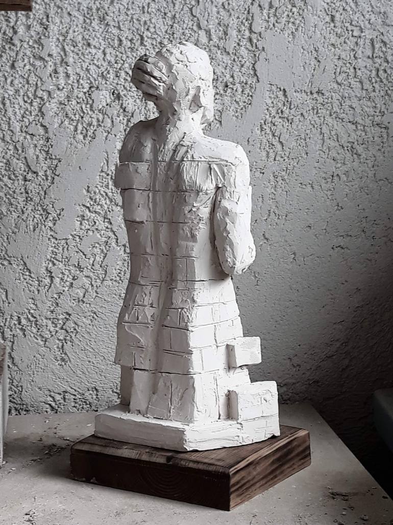 Original Conceptual Fantasy Sculpture by Christakis Christou