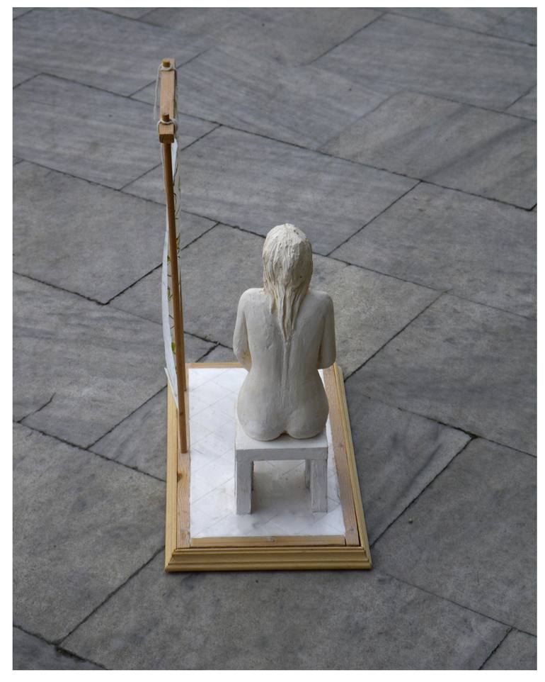 Original Figurative Fantasy Sculpture by Christakis Christou