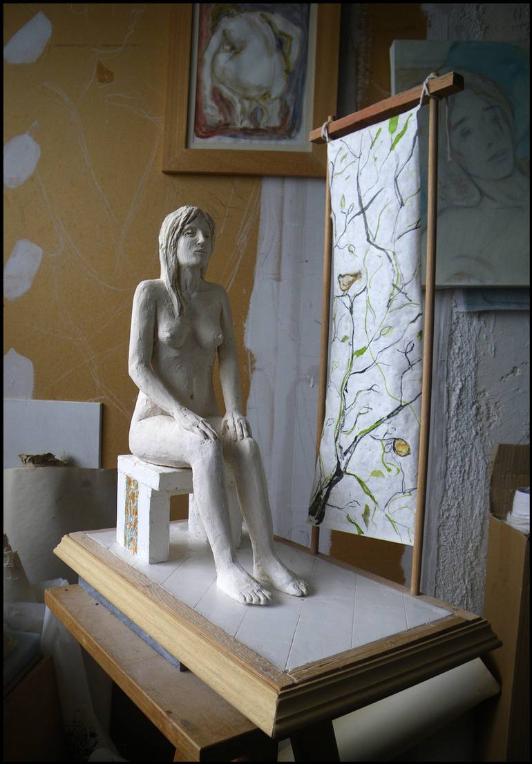 Original Figurative Fantasy Sculpture by Christakis Christou