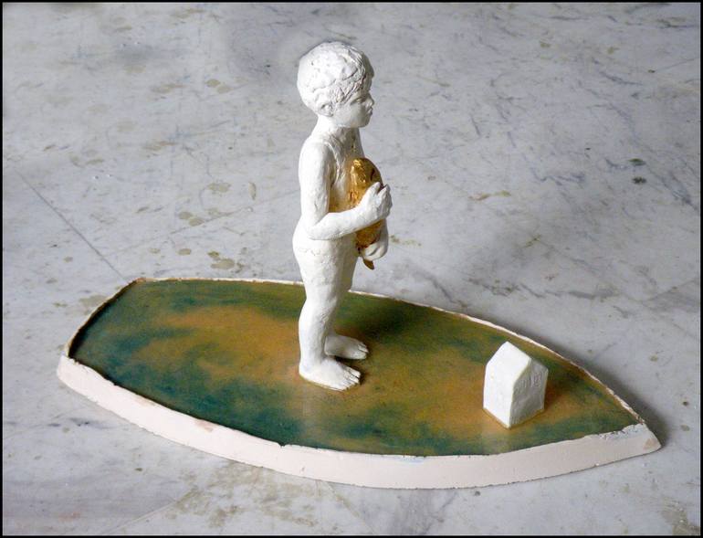 Original Conceptual Fantasy Sculpture by Christakis Christou
