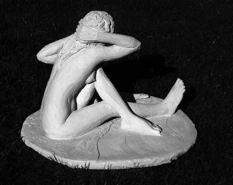 Original Expressionism Nude Sculpture by Christakis Christou