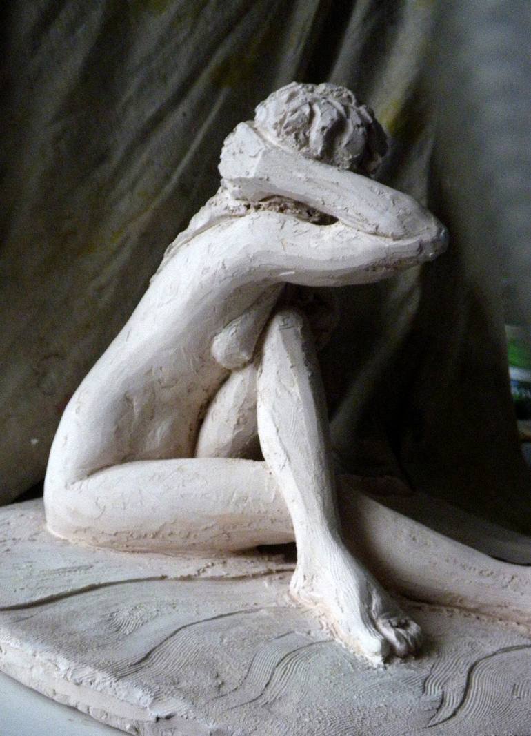 Original Expressionism Nude Sculpture by Christakis Christou