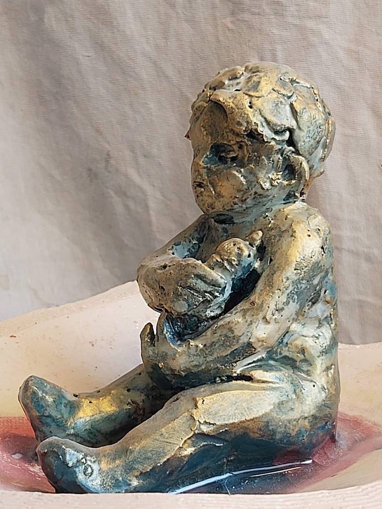 Original Children Sculpture by Christakis Christou