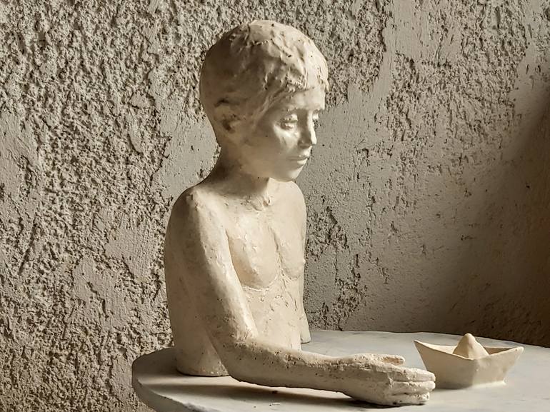 Original Children Sculpture by Christakis Christou