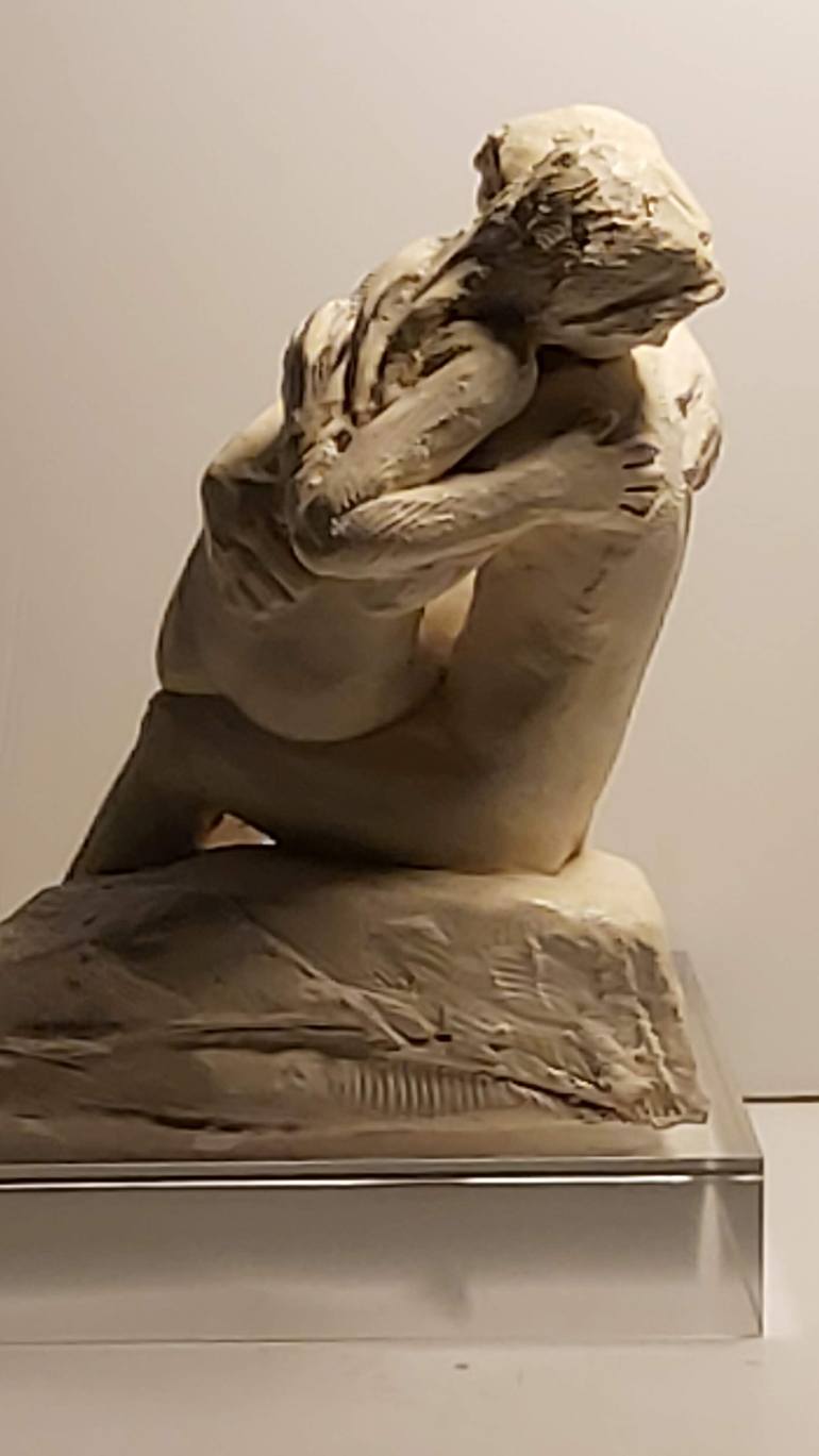 Original Figurative Erotic Sculpture by Christakis Christou