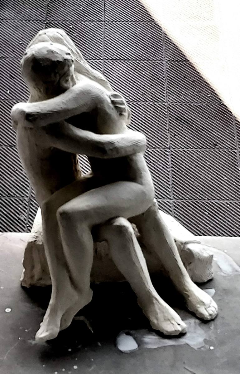 Original Figurative Erotic Sculpture by Christakis Christou