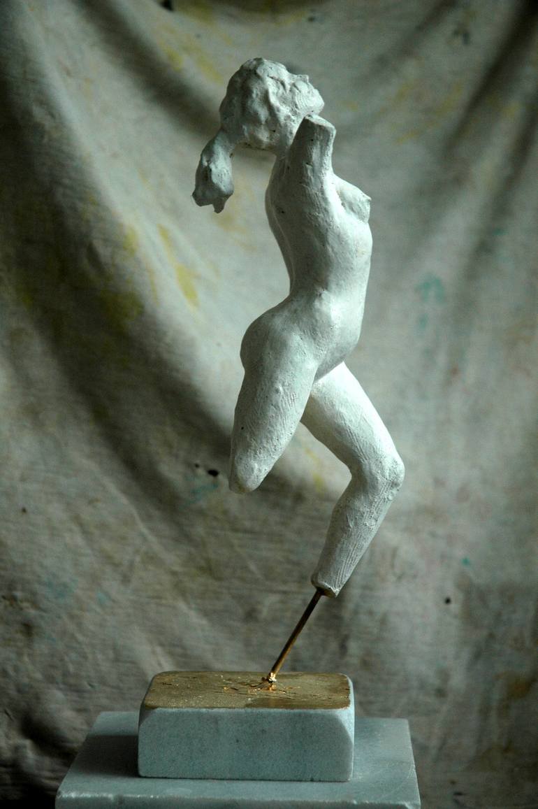 Original Figurative Nude Sculpture by Christakis Christou