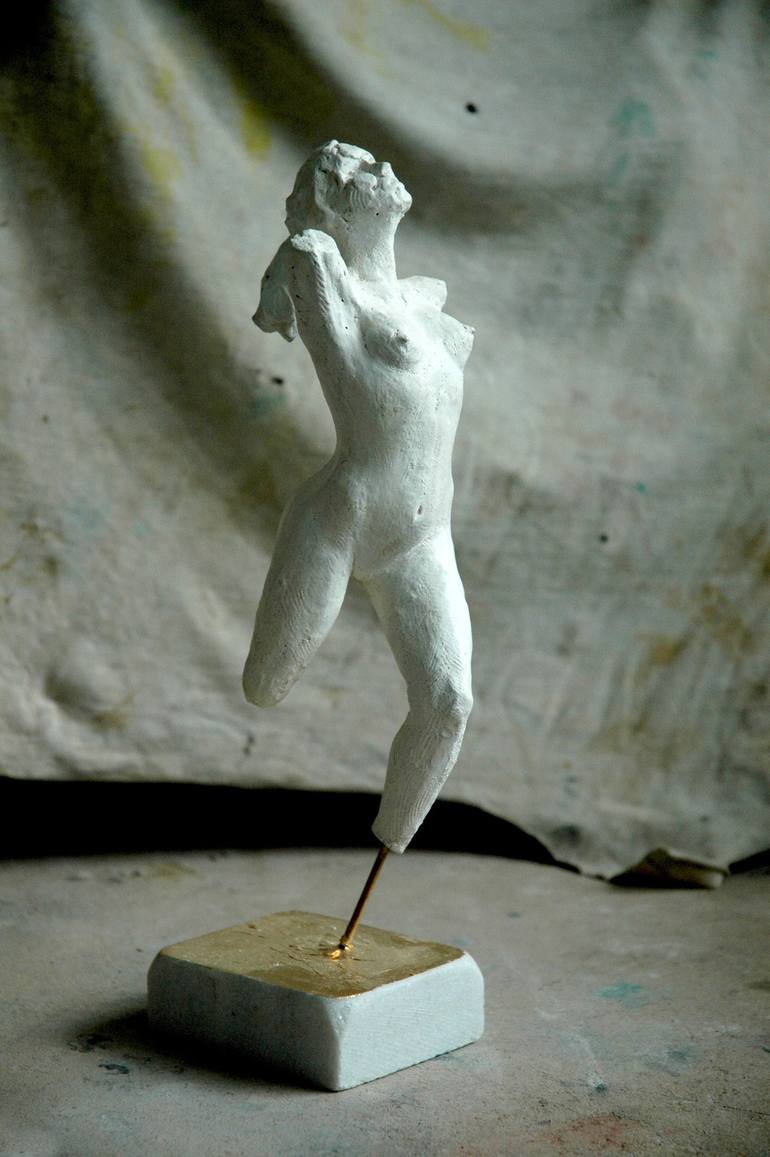 Original Figurative Nude Sculpture by Christakis Christou