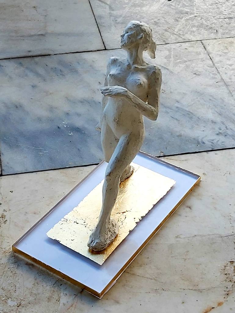 Original Fine Art Nude Sculpture by Christakis Christou