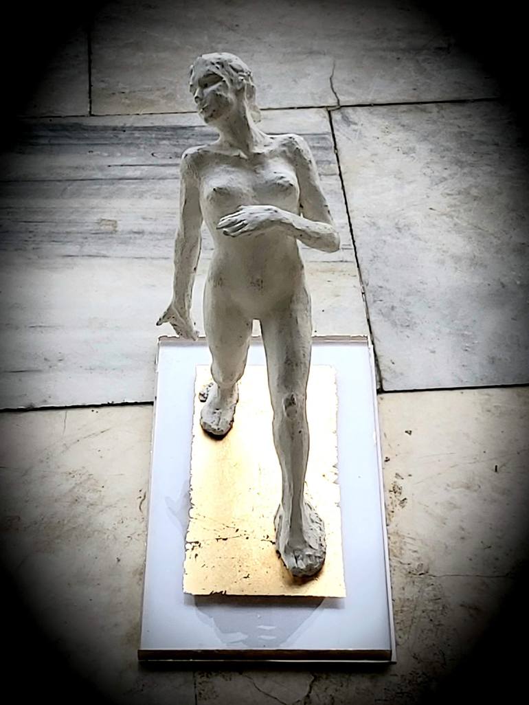 Original Fine Art Nude Sculpture by Christakis Christou