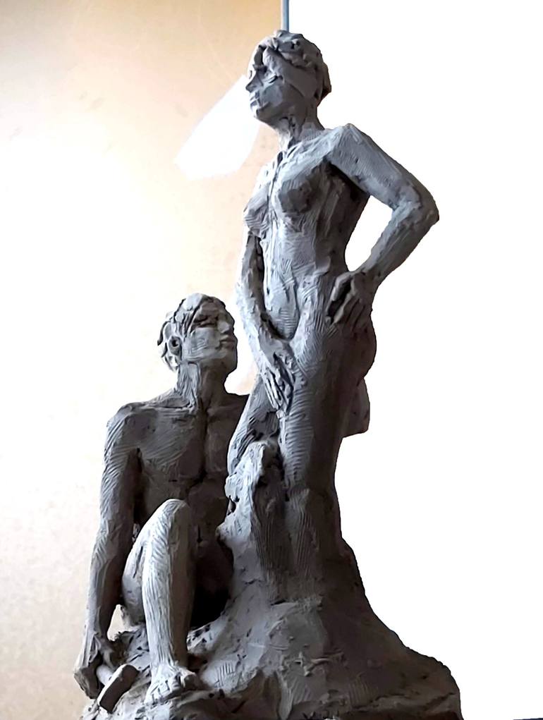 Original Classical mythology Sculpture by Christakis Christou